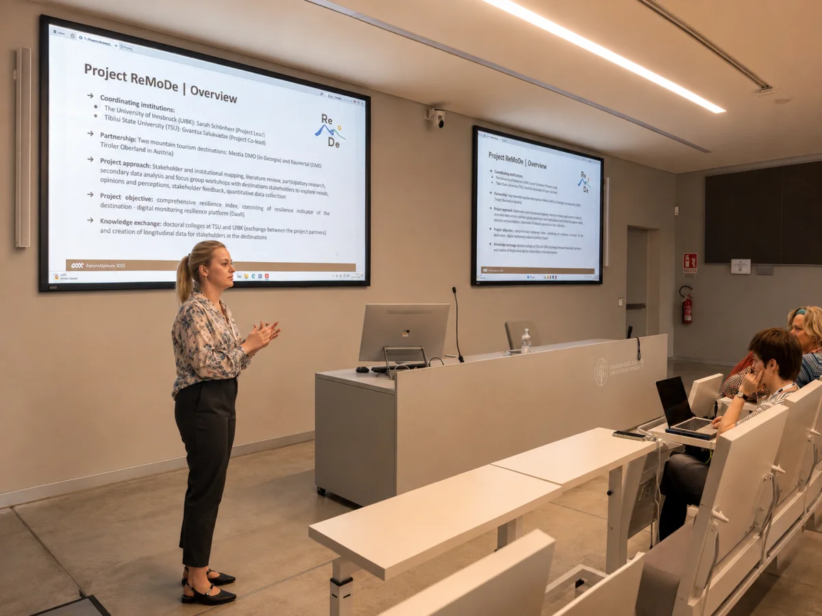 ReMoDe Project Presents Resilience Framework at ForumAlpinum 2026